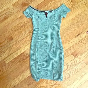 Off the shoulder sparkling party dress